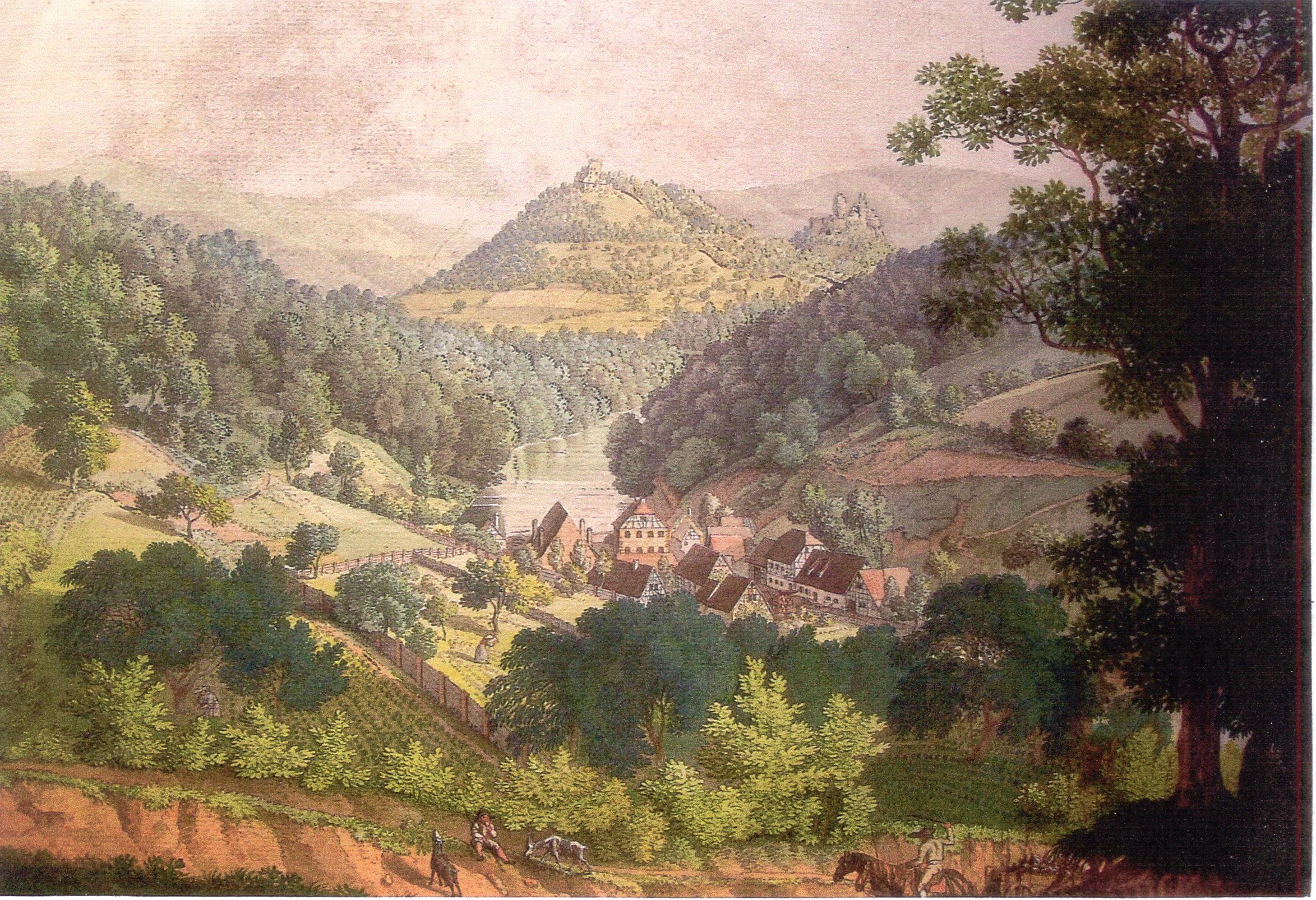 peinture vers 1820